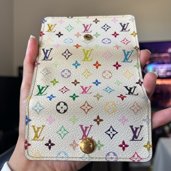 Louis Vuitton Murakami White Multicolor Monogram Key Case Holder (4) - Picture 6 of 8